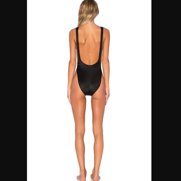 NWT Norma Kamali Womens Marissa One Piece Swimsuit, sz Small - Picture 3 of 14
